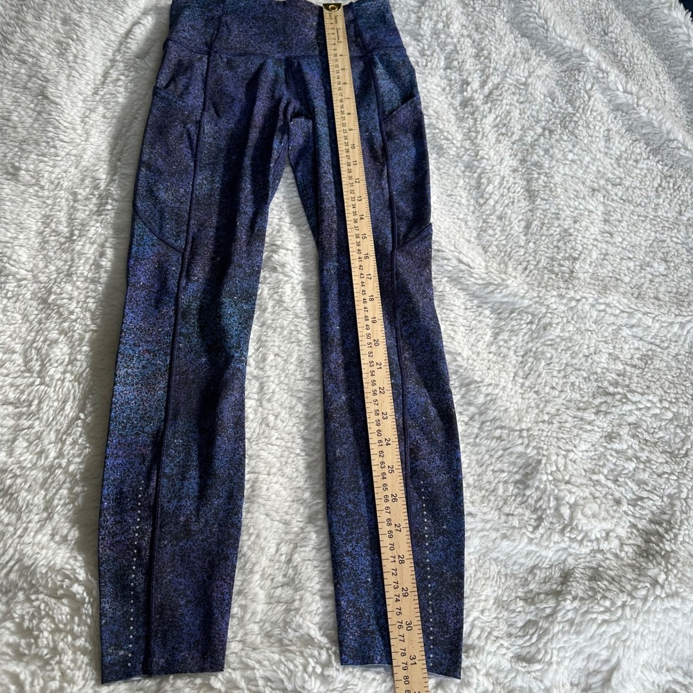 Lululemon Speed Up Tight 28" High-Rise Leggings Galaxy Theme - Size 4 - Picture 5 of 10